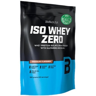 BioTech USA Iso Whey Zero - 500g BIAŁKO WHEY BCAA