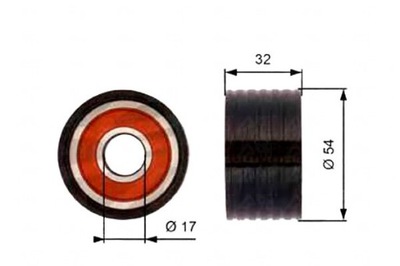 РОЛИК НАТЯГУВАЧА OPEL GATES