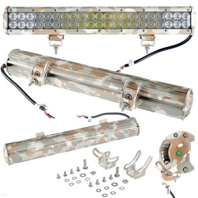 ПАНЕЛЬ LED (СВЕТОДИОД ) ФАРА РАБОЧАЯ 12V/24V COMBO MORO 126W LB0034M