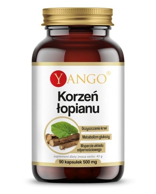 Korzeń łopianu - ekstrakt - 90 kaps. - Yango