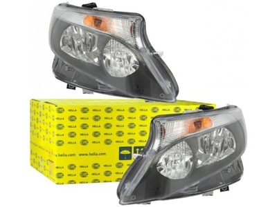 Лампа фара левый hella 1el 011 284-871 фото №1