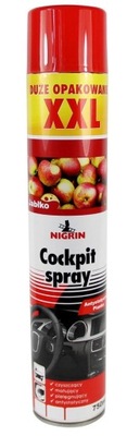 SPRAY DO COCKPITU NIGRIN 750ml - JABŁKO