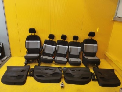 Citroen berlingo iv сидіння сидіння обшивки оббивка двері комплект # фото №1