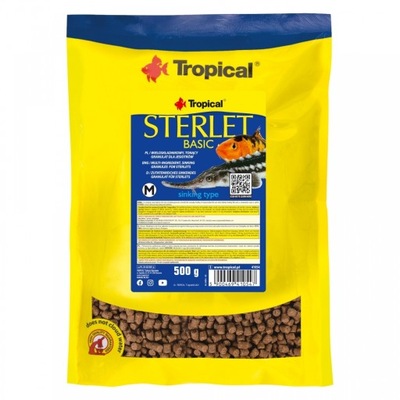 Tropical Sterlet Basic M 1l pokarm dla jesiotrów