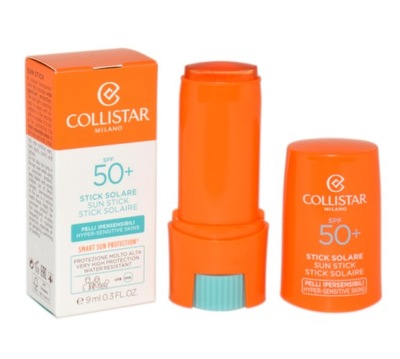 COLLISTAR Sun Stick Hyper Sensitive Skin SPF50 Ochrona przeciwsłoneczna 9ml