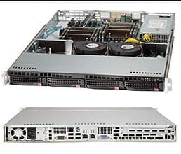SUPERMICRO cse-813 X9DRD-iF 2xE5-2620v2 6c 2,10GHz