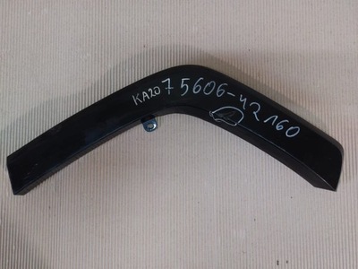 Toyota rav iv 75606-42160 молдинг левый задняя блеск фото №1