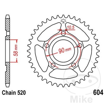 KRUMPLIARATIS GALINĖ PLIENINE JT R604-38, 38Z, DYDIS 520 