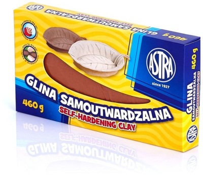 ASTRA GLINA MASA SAMOUTWARDZALNA 460G TERAKOTA