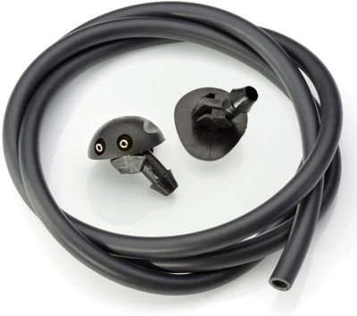 2x насадка омивача перед dacia duster + wąż 2m фото №1