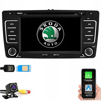 RADIO ANDROID SKODA OCTAVIA II 2004-2013 SIM 4/64G  