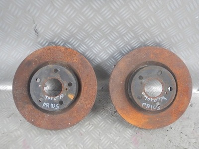 Toyota prius iii lift диск тормозная колодка суппорт перед фото №1