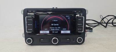 VW RNS310 CADDY POLO RADIO NAWI MP3 SD AUX 3C0035270B Z KODU 