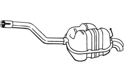BOSAL ГЛУШИТЕЛЬ СИСТЕМЫ ВЫПУСКНОГО ЗАД VW GOLF V GOLF VI JETTA 3 1.6D фото