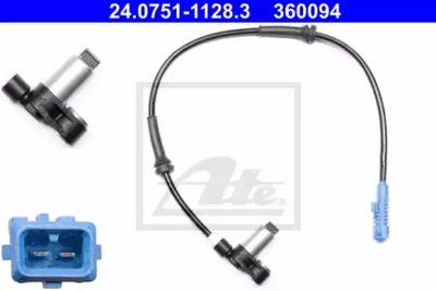 SENSOR ABS PEUGEOT CITROËN ATE  