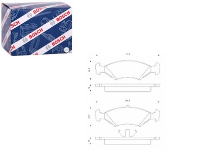 ZAPATAS DE FRENADO PARTE DELANTERA FERRARI MONDIAL FORD ESCORT 3 ESCORT 3  