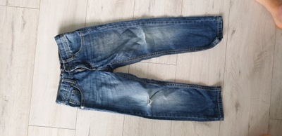 Jeans Reserved 110 4 5 lat SPODNIE PRZETARCIA