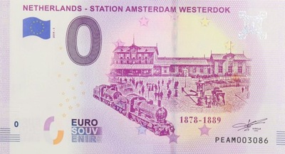 0 Euro - Netherlands - Station - Holandia - 2019