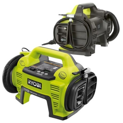 RYOBI НАСОС КОМПРЕССОР : ДЛЯ НАКАЧКИ AKUMULATOROWY 18V R18I + ПАТРУБКИ ФОРСУНКИ 