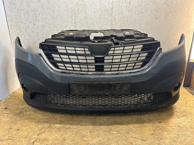 Бампер перед renault trafic iii lift dvkpw противотуманные фары фото №1