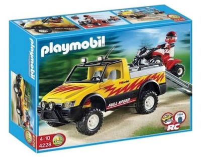 Playmobil Pick-Up z Quadem Wyścigowym 4228