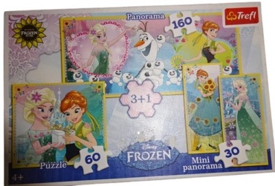 Trefl Frozen Kraina Lodu puzzle 3+1 280el.