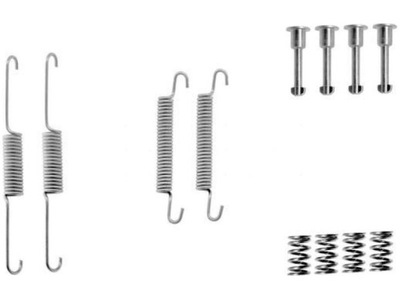 BOSCH MUELLE ZAPATAS DE FRENADO JAGUAR XJ/XK 91-07  