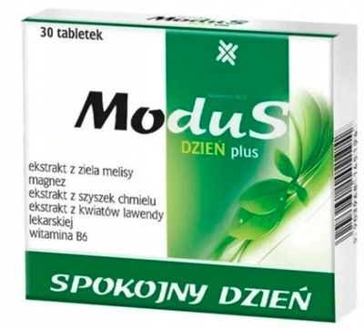 MODUS DZIEŃ PLUS SPOKOJNY DZIEŃ NA USPOKOJENIE x30