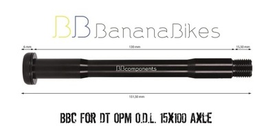 BBc Oś For DT OPM O.D.L. Axle