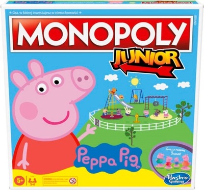 MONOPOLY JUNIOR ŚWINKA PEPPA GRA HASBRO F1656