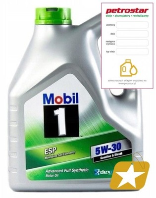 MOBIL 1 ESP FORMULA 5W30 5L 