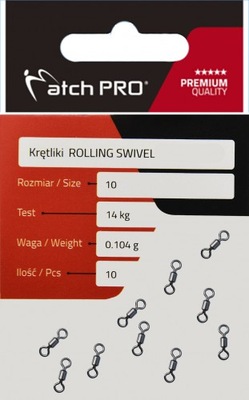 Krętlik Match Pro Rolling Swivel rozmiar 7
