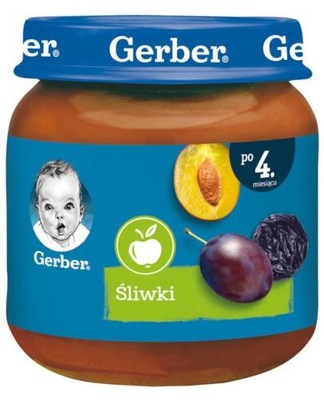 Gerber Suszone śliwki deser mus po 4 miesiącu 125g