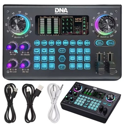 INTERFEJS AUDIO USB KARTA DŹWIĘKOWA USB-C XLR DSP STREAMING PODCASTY LIVE