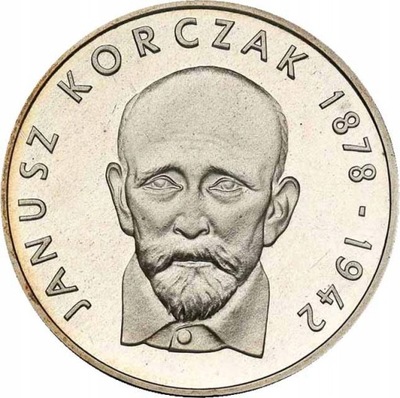 100 złotych 1978 Janusz Korczak – SREBRO