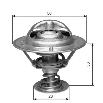 TEMPERATURE REGULATOR TOYOTA 82C 2,0D-4D  