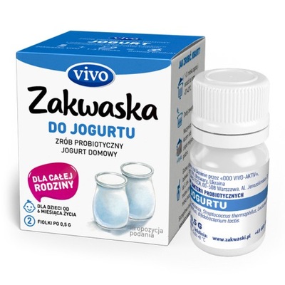 ŻYWE KULTURY BAKTERII DO JOGURTU "ZAKWASKA