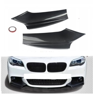 Спліттер флапи накладка bmw f10 f11 карбон. фото №1