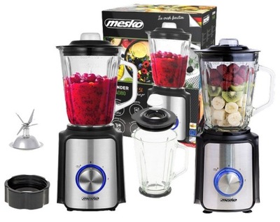 BLENDER KIELICHOWY SZKLANY 1200W 1,5L KRUSZY LÓD