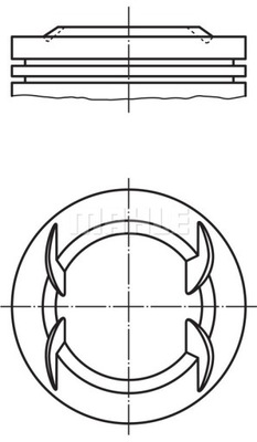 ПОРШНИ MAHLE 011 PI 00111 000