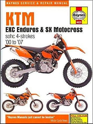KTM EXC ENDURO+SX MOTOCROSS 2000 - 2007 (HAYNES POWERSPORT) - ANON КНИЖКА фото