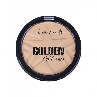 LOVELY Golden Glow Powder lekki puder do twarzy 1