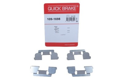 SET INSTALACYJNY PADS BRAKE DACIA FRONT LOGAN/SANDERO 06- QB109-1  