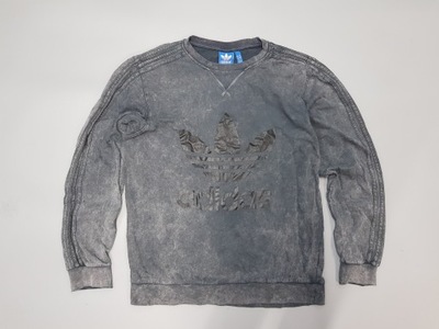 ADIDAS męska bluza longsleeve logo 100% bawełna L