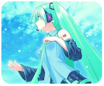 Vocaloid Hatsune Miku podkładka pod mysz anime