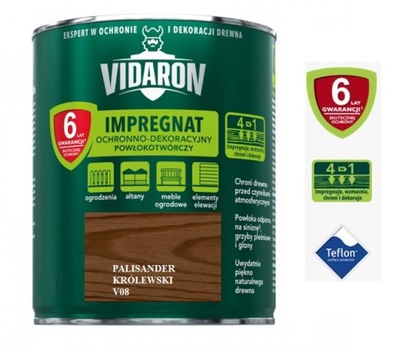 VIDARON IMPREGNAT PALISANDER KRÓLEWSKI 0,7L