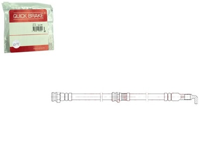 Шланг тормозной гибкий перед l/p ford ranger mazda b-serie 1.8 фото №1