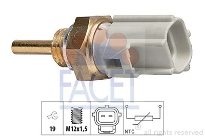 FACET 7.3323 SENSOR TEMPERATURA DE LÍQUIDO CHLODZACEG  