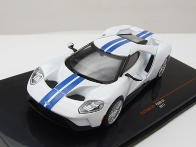 FORD GT white/blue 2017 1/43 ixo