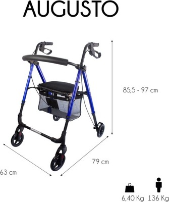 Mobiclinic Augusto Rollator Chodzik dla seniora